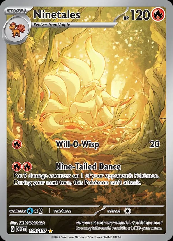 Ninetales, Obsidian Flames 199/197